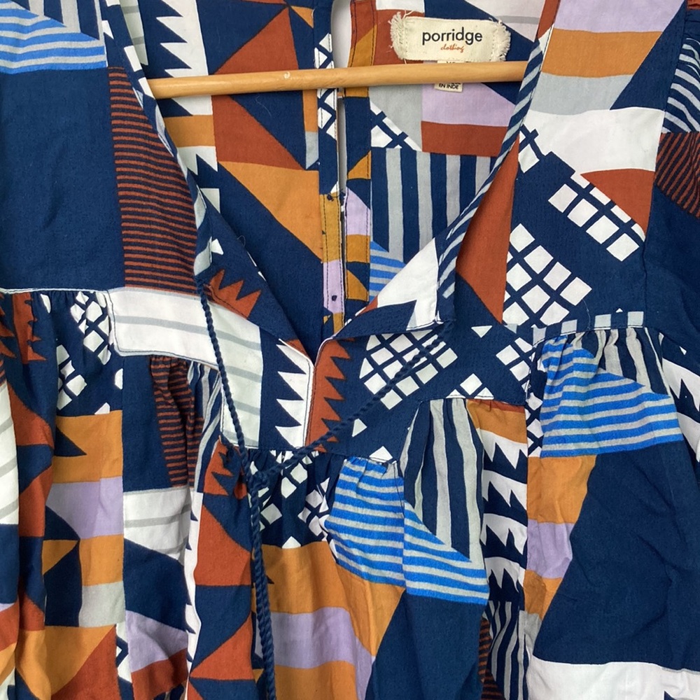 PORRIDGE {Anthropologie} |Ventura Abstract Blouse sz XS - Picture 4 of 7